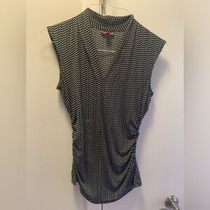 Vince Camuto spandex ruched blouse